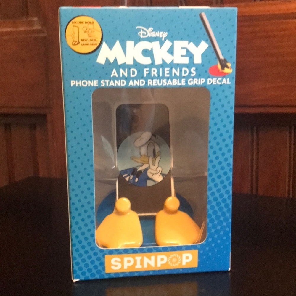 Disney Donald Duck phone stand and reusable grip